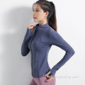 Pambabaeng Zip Up Aktibong Yoga Gym Jacket